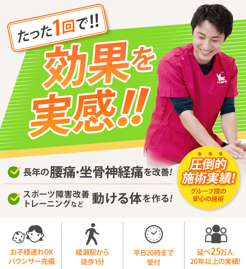 猫背・姿勢矯正 | i-care綾瀬駅前整骨院
